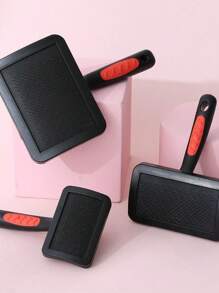 Cepillo Mantequilla Punta Alfiler  Perros Raza Pequeña - Negro - Ver 2