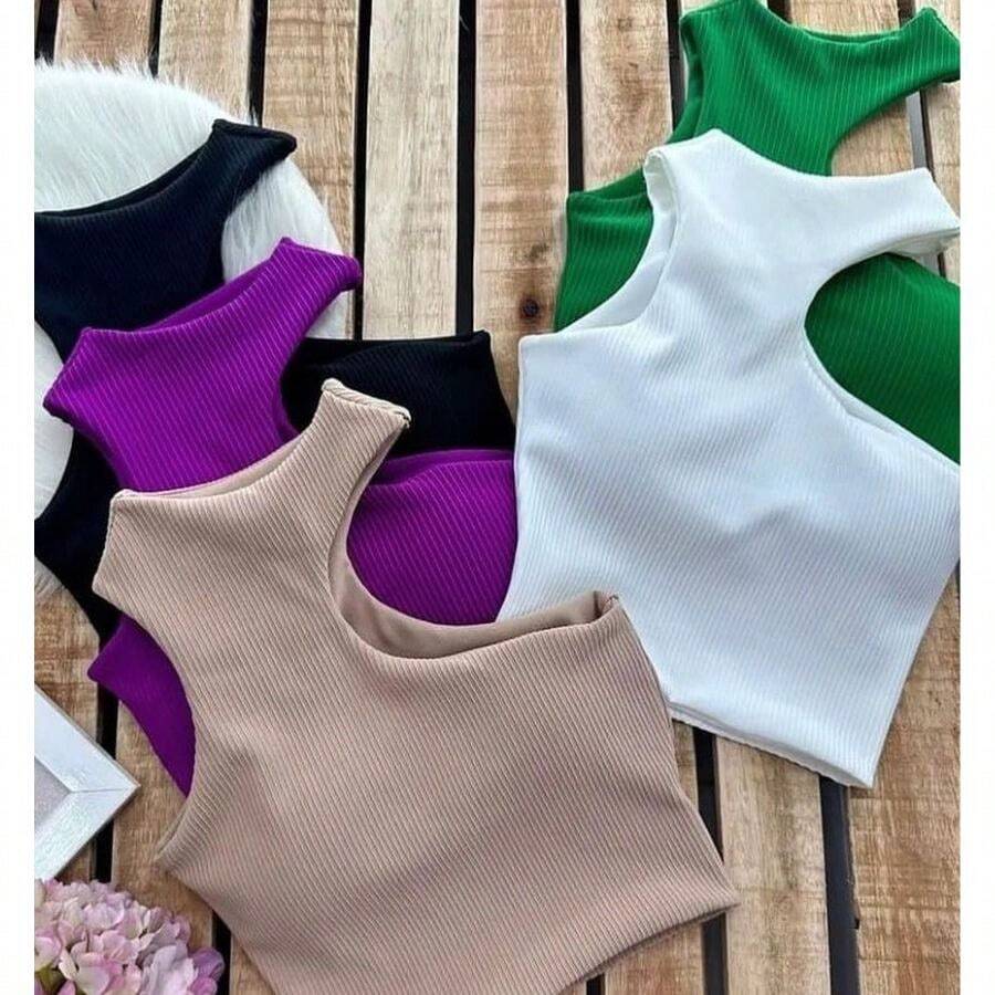 Women Tank Tops & Camis - 綠色 - 查看 1