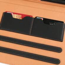 IPad 10.2" Case For Apple 7th 8th Generation 2019 2020 10.2 Inch Soft Leather Smart Cover Sleep Wake Feature With Stylus - 黑褐色 - 查看 4