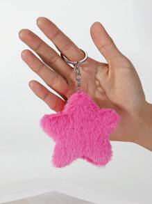 مفتاح جديد DIY يدوي وردي فاتح ناعم بشكل نجمة، قلادة نجمة خماسية زرقاء ناعمة لتزيين الحقيبة، مفتاح نجمة للأزواج، هدية صغيرة إبداعية لمناسبات الأعياد وإطلاق الأعمال التجارية، إكسسوارات السيارة، تميمة الحقيبة، إكسسوارات مدرسية جوث Y2K هالوين، أشرطة الحقيبة مع حامل بطاقة الهوية، إكسسوارات السيارة، تميمة الحقيبة