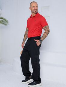 Men Pants - 黑色 - 查看 6