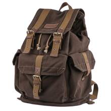 Gootium Canvas Backpack Rucksack Vintage Style Casual Daypack, Unisex