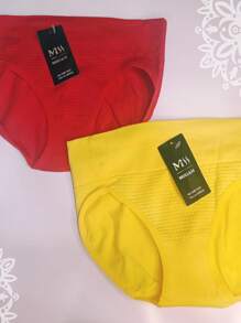 6 Bikinis pantaletas de Dama microfibra con faja cómoda sexy surtido en colores - Multicolor - Ver 3