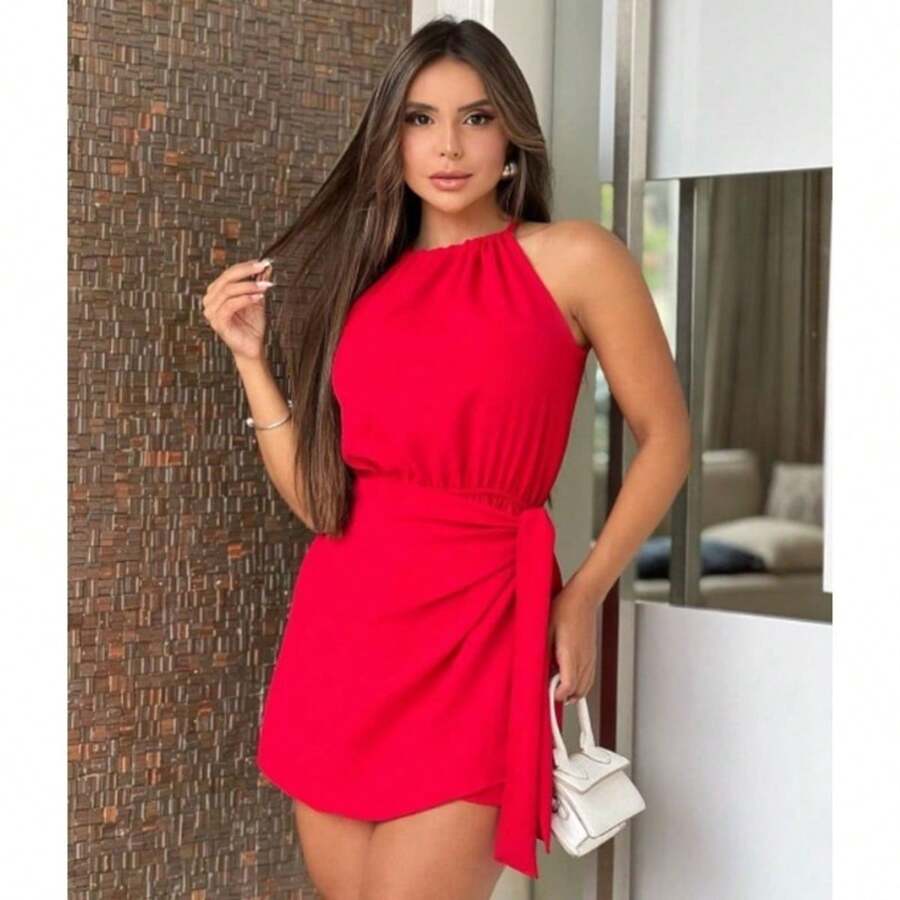 Women Jumpsuits - Đỏ - Xem 1