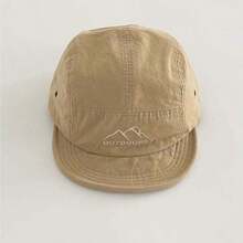 時尚工裝風格日式短帽與刺繡棒球帽，男女適用，適用於春夏戶外街頭 - A - 查看 12