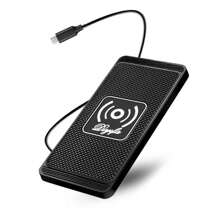 Universal 10W Wireless Car Phone Charger Fast Charging Pad Mat For IPhone Samsung Galaxy Smartphones - 黑色 - 查看 11