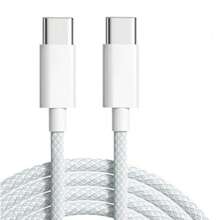 Cargador Turbo IPhone 15 Series 35W, Cubo Entrada Tipo C Cable C-C 1M Para IPhone 15 Series, Turbo Cargador IPhone - Blanco - Ver 3