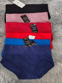 6 Bikinis pantaletas de Dama microfibra con faja cómoda sexy surtido en colores - Multicolor - Ver 5