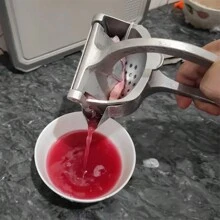 此多功能柑橘榨汁器可升級你的廚房 - 手動水果榨汁機！蔬菜水果工具，廚房必備物品，切割機，食品，沙拉，裝飾，收納，聚會，生日。 - 彩色 - 查看 4