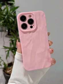 Đơn giản Xếp li Ốp lưng & bao da điện thoại Tương thích với iPhone - Hồng - Xem 5