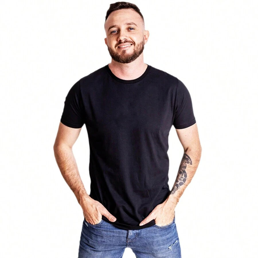 Men T-Shirts - màu đen - Xem 1