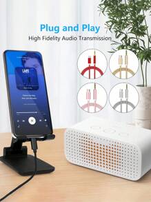 3.5 英尺 USB-C 转 AUX 音频线，Type-C 转 3.5mm 公头耳机音频插孔线/AUX 线/3.5mm 耳机车载音响线，比其他 USB-C 转 3.5mm AUX 音频线兼容性更好，兼容大多数 Type-C 手机：Pixel 4/3/2/XL，兼容三星 Galaxy - 均碼 - 查看 9
