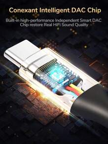 3.5 英尺 USB-C 转 AUX 音频线，Type-C 转 3.5mm 公头耳机音频插孔线/AUX 线/3.5mm 耳机车载音响线，比其他 USB-C 转 3.5mm AUX 音频线兼容性更好，兼容大多数 Type-C 手机：Pixel 4/3/2/XL，兼容三星 Galaxy - 均碼 - 查看 3