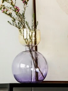 1pc Glass Vases Nordic Candlestick Wedding Decoration Home Decor Flower Vase