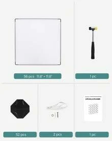 SONGMICS Cube Storage Organizer, 16-Cube Book Shelf, Closet Organizers And Storage, Room Organization, Cube Shelving For Bedroom Living Room - 無色 - 查看 7