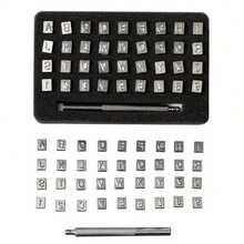 Hobbyworker 36Pcs Number Letter Metal Stamp Punch Tool 3/6mm Printing Punch Set For Stamping Metal, Leather, Wood Jewelry Making Tool - Numeric Alphabet Metal Stamp Punching Tool - View 6
