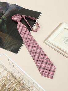 1 Miếng Của phụ nữ Đúng mốt Lưới Mẫu sọc JK Dày lên Cà vạt , Thích hợp Đối với Trường học , Ngày đêm Và Đi ra ngoài - Nhiều màu - Xem 7