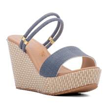 Women Heeled Sandals - 藍色 - 查看 2