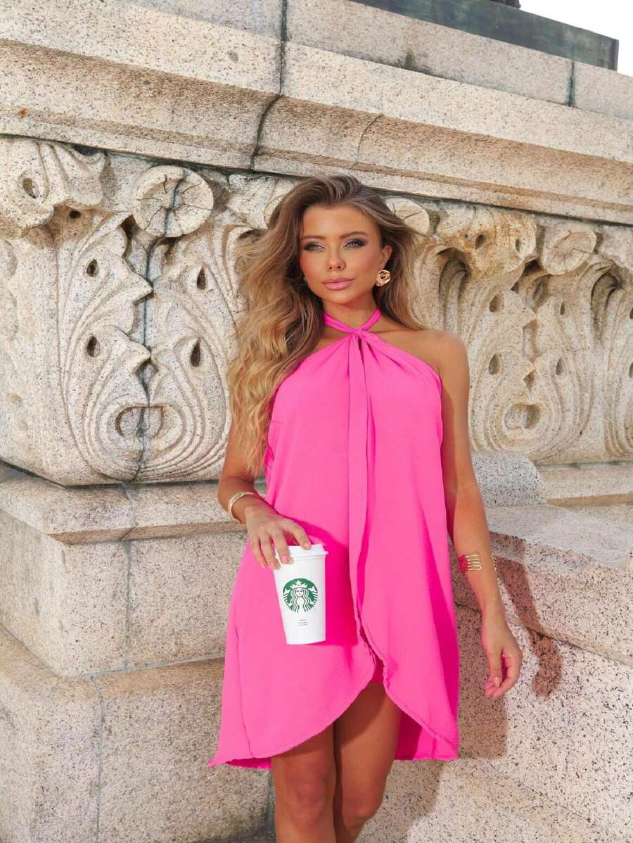 Women Two-Piece Outfits - Màu Hồng Tươi - Xem 1