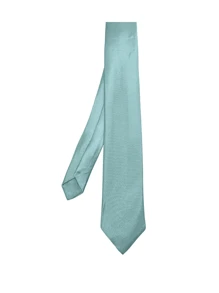 1 Peça Gravata Social Adulto Lisa Cetim Casamento Evento Variedade de Cores - Verde Menta - Visão 3