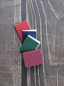 4pcs Nhỏ xíu Quyển sổ 12 tờ Trang trống sổ tay Có thể mang đi Túi Mini Sổ tay Sketchbook Văn phòng phẩm Văn phòng Đồ dùng học tập - Nhiều màu - Xem 7