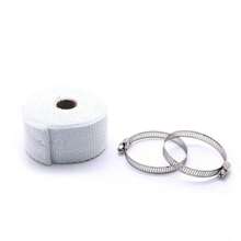 Universal 10M Motorcycle Heat Shield Motorcycle Exhaust Thermal Tape Header Pipe Heat Wrap Tape Thermal Protection Cruiser Chopper Cafe Racer - White - View 3