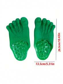 1 Miếng Mới lạ Chân Dép lê , Chân trần Giày , Quần áo Buổi tiệc Trang trí Giày ( Một cỡ Phù hợp Tất cả ) , Lý tưởng Qủa tặng Sự lựa chọn , Silicone - Xem 2