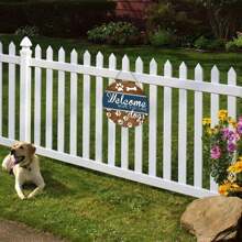 1 件木製藝術裝飾前門歡迎標牌,鄉村風格圓形前門歡迎標牌,門廊裝飾圓形木製懸掛標牌,農舍裝飾喬遷禮物,創意裝飾標牌,家居裝飾品,尺寸：8*8 英寸 - 多色3 - 查看 4