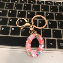 Móc khóa hình trái tim lấp lánh chữ cái đầu A-Z dễ thương dành cho cả nam và nữ, móc khóa chữ cái bằng acrylic cho ví, trang trí túi xách, quà lưu niệm ngày lễ tình nhân, phụ kiện ô tô, túi xách, đồ lưu niệm trường học, phong cách Goth, Y2k, ý tưởng quà tặng Giáng sinh, dây đeo túi có ngăn đựng thẻ, phụ kiện ô tô, móc khóa túi - Hồng - Xem 7