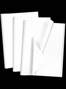 10/30/100 件白色/黑色薄纸套装、节日工艺纸、DIY 礼品包装用品、生日派对装饰品 - 彩色 - 查看 7