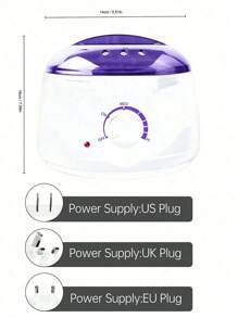 1 Set 500 ml Wachserwärmer für Hände, Füße und Körper, Epilierer, Paraffin für SPA