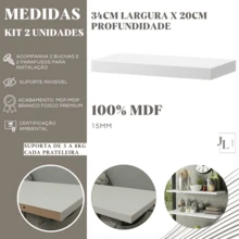 Wall Shelves - 白色 - 查看 2