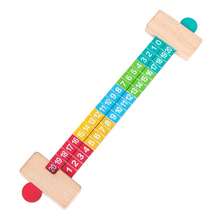 Trẻ em Bằng gỗ Môn Toán Môn số học Học tập Đồ Chơi Montessori Giảng bài Sự Thêm vào Cái thước Giáo dục Số Đồ Chơi Đối với Trẻ em Dạy học - Màu be - Xem 3
