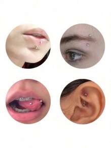 Eyebrow Ring - Amarillo Oro - Ver 4