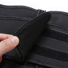 Tricolor Sweat Waist Trainer For Women Two Belts, Neoprene Workout Corset Waist Trainer Cincher Trimmer Shaper Zipper, Sports