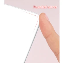1pc Foldable Rectangle Shaped Portable Makeup Mirror With Stand, Travel Mirror, Beauty Tool, Desk Mirror, Gift For Women/Girl - Pink - View 6