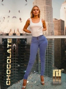 Chocolate Jeans Jeans chocolate Push up - Celeste - Ver 3