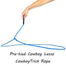 Cowboy Loop Lasso, Cowboy Cowgirl Ropes, Magic Ropes, Pre-Tied Ropes, Cowgirl And Cowboy Accessories, Ropes, Halloween Cowgirl And Cowboy Costumes, Stage Props Ropes, Rope Clothing, Red Ropes, Blue Ropes, Upgraded Version - Multicolor - View 16