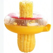 Stainless Steel Efficient Mini Portable Manual Corn Peeler, Suitable For Kitchen, Home And Restaurant Use - Yellow - View 3