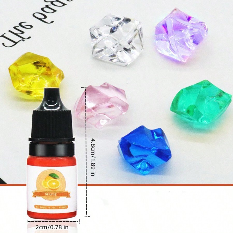 24 Colors 5ml Resin Pigment Set Art Liquid Colorant Ink Diffuser DIY UV