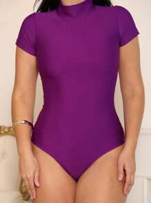 Women Bodysuits - Purple - View 4