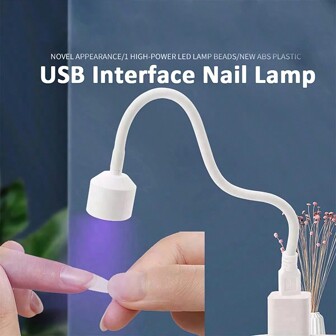 CIRI Mini Nagelgelhärdningslampa, Bärbar LED-nageltorklampa, Professionellt nagelkonstverktyg, UV-lampa, 1 st Mini UV LED Nagelgellackstork, Nagelsalongsutrustning för enfinger