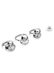 50pcs Cute Phone Charm Rings For Fashion Phone Case Hanger Compatible With IPhone, Android Phone, Gift For Birthday, Family, Friends Finger Ring Holder, Phone Grip, Phone Accessories
