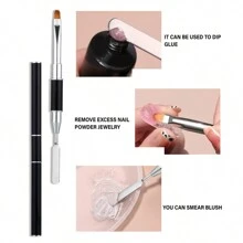 LULAA 17合1美甲套装，多用途美甲延长套装，凝胶美甲套装包含卸甲工具、抛光机、UV美甲灯、延长胶、底胶、封层、美甲模具、美甲笔、指甲夹和指甲锉。 - 彩色 - 查看 5