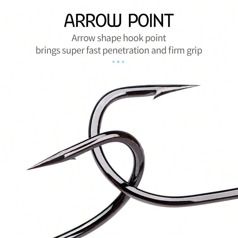 PROBEROS 10PCS/Box High Carbon Steel Jig Head Hook Suitable For Red