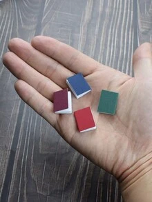 4pcs Nhỏ xíu Quyển sổ 12 tờ Trang trống sổ tay Có thể mang đi Túi Mini Sổ tay Sketchbook Văn phòng phẩm Văn phòng Đồ dùng học tập - Nhiều màu - Xem 8