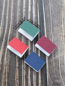 4pcs Nhỏ xíu Quyển sổ 12 tờ Trang trống sổ tay Có thể mang đi Túi Mini Sổ tay Sketchbook Văn phòng phẩm Văn phòng Đồ dùng học tập - Nhiều màu - Xem 2