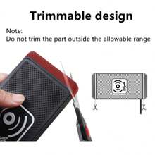 Universal 10W Wireless Car Phone Charger Fast Charging Pad Mat For IPhone Samsung Galaxy Smartphones - 黑色 - 查看 8