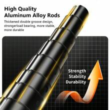 AXNEN 183cm (72 Inches) Professional Selfie Stick Tripod, Portable Travel All-In-One Hidden Design, Extendable Aluminum Alloy Super Long Pole With Cold Shoe Mount, 360° Rotatable Phone Holder With Wireless Remote, Compatible With IOS And Android Phones, Suitable For Selfie, Video Recording, Vlogging, Live Streaming, Etc. - màu đen - Xem 5