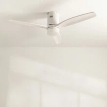 Create Silent 40W Ceiling Fan Ø132 Cm With 15W LED Light With Remote Control - ✅ 24/48H Delivery In Spain (Peninsula) - WIND CALM